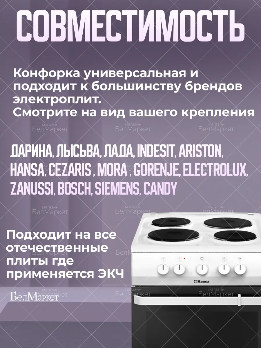 Конфорка для электроплиты ЭКЧ 145 мм 1000 Вт